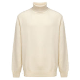 Cruciani White Cashmere Turtleneck